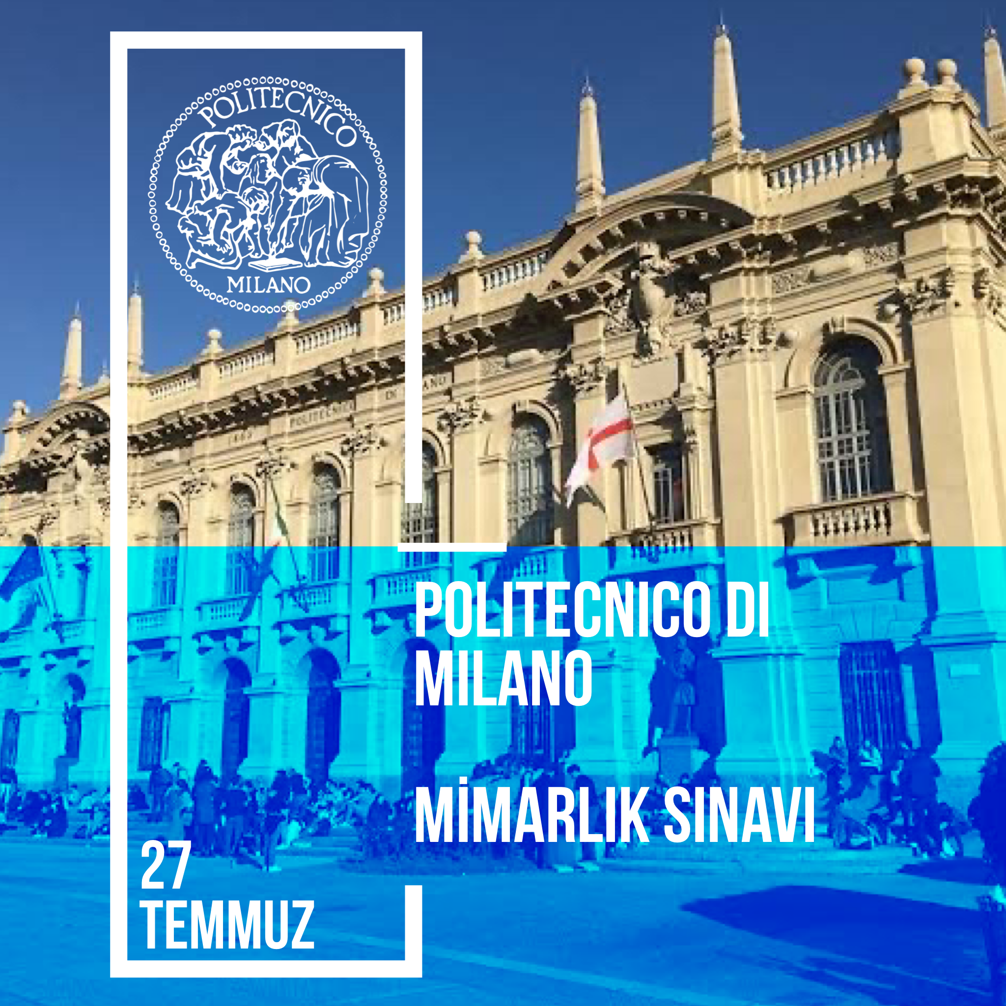 Politecnico di Milano 2022 Mimarlık Sınavı